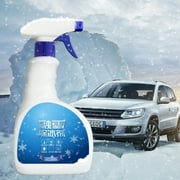 Clearance \u0026 Promo, Auto Glass Deicer, 500ml, Car Deicing Snow Spray, Quickly Defrosts Windshield, Prevents Ice Build-up, Ideal for Winter, Provides Anti-freeze Protection for Windshields.